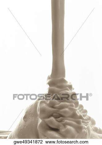 Close-up of whipped cream View Large Photo Image Stock Image - Close-up of whipped cream. Fotosearch