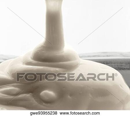 Close-up of whipped cream View Large Photo Image Stock Photo - Close-up of whipped cream. Fotosearch