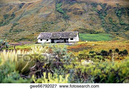 High angle view of a house in a landscape View Large Photo Image Stock Photo - High angle view of a house in a landscape. Fotosearch