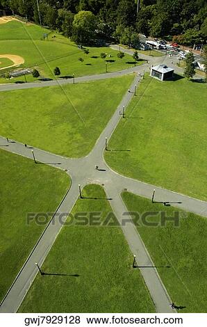High angle view of a park, Boston, Massachusetts, USA View Large Photo Image Stock Photo - High angle view of a park, Boston, Massachusetts, USA. Fotosearch