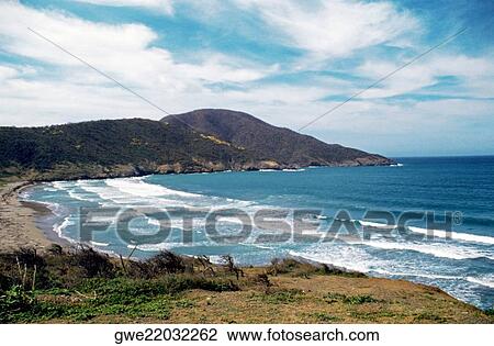 High angle view of a sea shore View Large Photo Image Stock Image - High angle view of a sea shore. Fotosearch