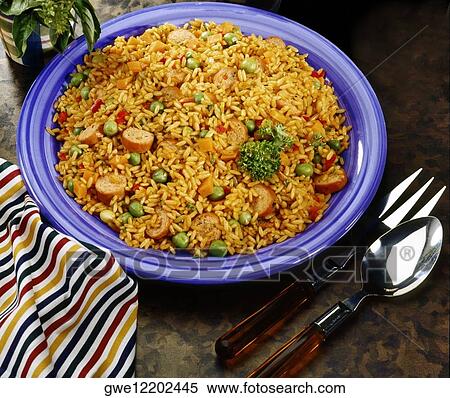 High angle view of arroz sorpresa on a plate View Large Photo Image Stock Photography - High angle view of arroz sorpresa on a plate. Fotosearch