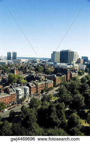 High angle view of buildings in a city, Boston, Massachusetts, USA View Large Photo Image Stock Photograph - High angle view of buildings in a city, Boston, Massachusetts, USA. Fotosearch