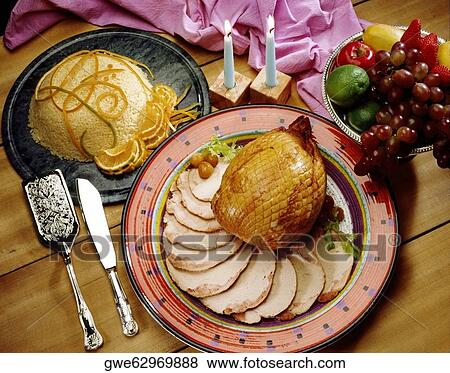 High angle view of tajadas jamon View Large Photo Image Stock Photo - High angle view of tajadas jamon. Fotosearch