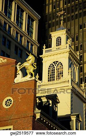 High section view of buildings in a city, Old State House, Boston, Massachusetts, USA View Large Photo Image Stock Photo - High section view of buildings in a city, Old State House, Boston, Massachusetts, USA. Fotosearch