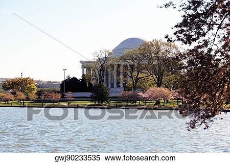 Jefferson memorial across the Tidal Basin, Washington DC, USA View Large Photo Image Stock Photography - Jefferson memorial across the Tidal Basin, Washington DC, USA. Fotosearch