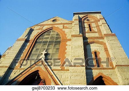 Stock Image - Low angle view of a building, Boston, Massachusetts, USA. Fotosearch