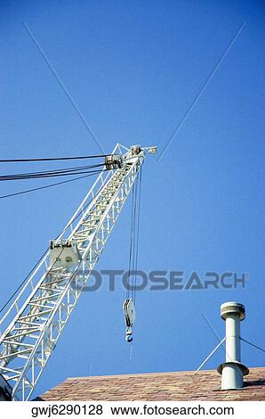 Low angle view of a crane, Boston, Massachusetts, USA View Large Photo Image Stock Photo - Low angle view of a crane, Boston, Massachusetts, USA. Fotosearch