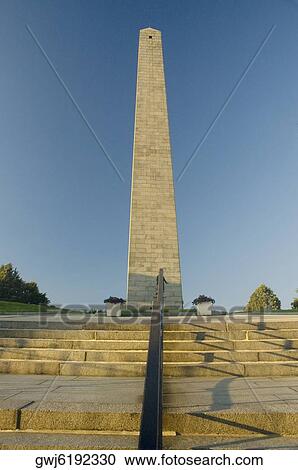 Low angle view of a monument, Bunker Hill Monument, Boston, Massachusetts, USA View Large Photo Image Stock Image - Low angle view of a monument, Bunker Hill Monument, Boston, Massachusetts, USA. Fotosearch