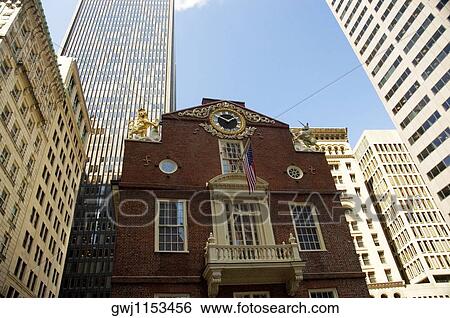 Low angle view of buildings in a city, Boston, Massachusetts, USA View Large Photo Image Stock Photograph - Low angle view of buildings in a city, Boston, Massachusetts, USA. Fotosearch