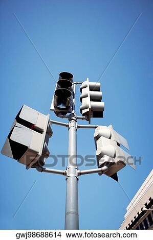 Low angle view of traffic lights, Washington DC, USA View Large Photo Image Picture - Low angle view of traffic lights, Washington DC, USA. Fotosearch