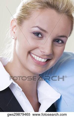 Portrait of a businesswoman smiling View Large Photo Image Stock Photography - Portrait of a businesswoman smiling. Fotosearch