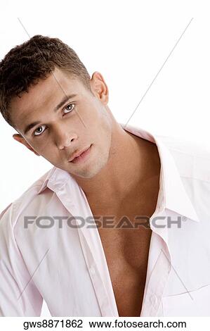 Portrait of a young man View Large Photo Image Stock Image - Portrait of a young man. Fotosearch