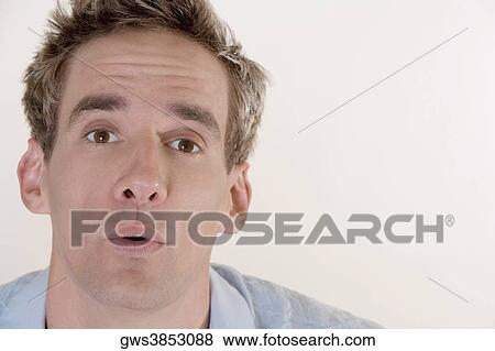 Portrait of a young man View Large Photo Image Stock Photo - Portrait of a young man. Fotosearch
