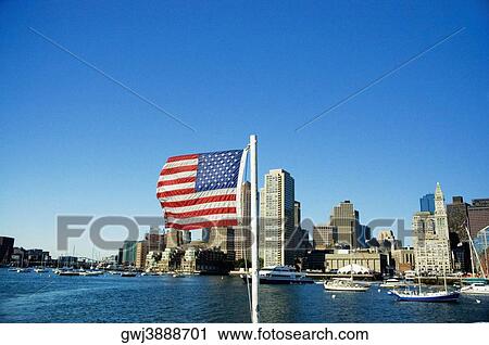 Sailboats in the river, Boston, Massachusetts, USA View Large Photo Image Stock Image - Sailboats in the river, Boston, Massachusetts, USA. Fotosearch