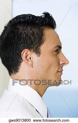 Side profile of a businessman View Large Photo Image Stock Image - Side profile of a businessman. Fotosearch