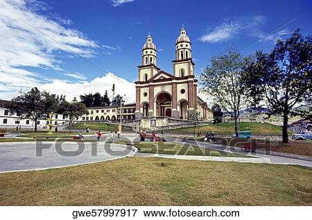 Tourists in front of a church View Large Photo Image Stock Photo - Tourists in front of a church. Fotosearch