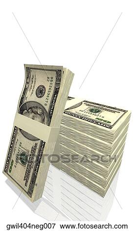 Stack of American twenty dollar bills View Large Illustration Stock Illustration - Stack of American twenty dollar bills. Fotosearch
