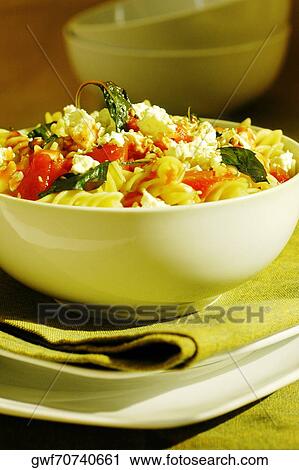 Close-up of a bowl of pasta View Large Photo Image Stock Image - Close-up of a bowl of pasta. Fotosearch