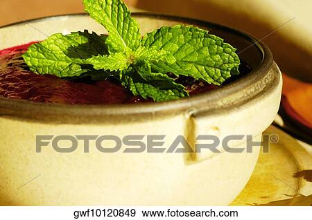 Close-up of a bowl of soup View Large Photo Image Stock Photo - Close-up of a bowl of soup. Fotosearch