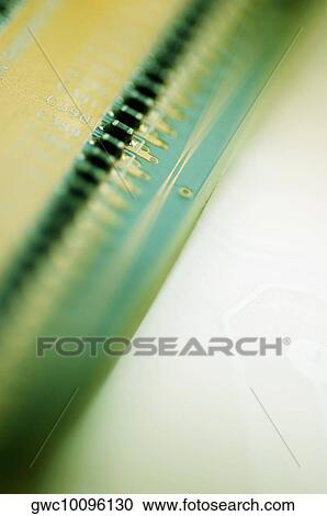 Stock Image - Close-up of a circuit board. Fotosearch