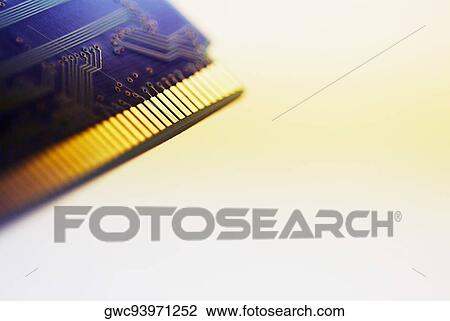 Stock Image - Close-up of a circuit board. Fotosearch
