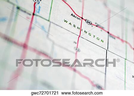 Close-up of a map View Large Photo Image Stock Image - Close-up of a map. Fotosearch