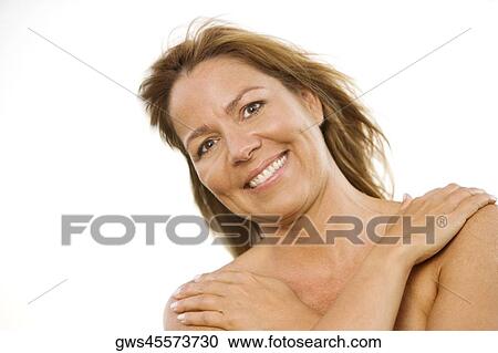 Close-up of a mature woman smiling View Large Photo Image Stock Image - Close-up of a mature woman smiling. Fotosearch