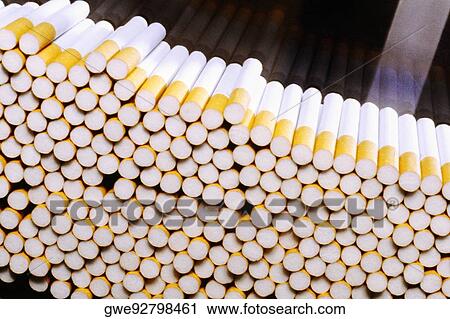 Close-up of a stack of cigarettes, Richmond, Virginia, USA View Large Photo Image Stock Image - Close-up of a stack of cigarettes, Richmond, Virginia, USA. Fotosearch