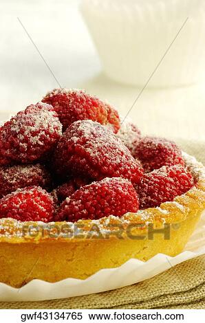 Close-up of a strawberry tart in a plate View Large Photo Image Stock Photography - Close-up of a strawberry tart in a plate. Fotosearch