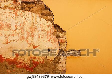 Close-up of a weathered wall, Mexico View Large Photo Image Stock Photo - Close-up of a weathered wall, Mexico. Fotosearch