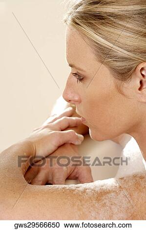 Close-up of a young woman in a bathtub View Large Photo Image Stock Image - Close-up of a young woman in a bathtub. Fotosearch