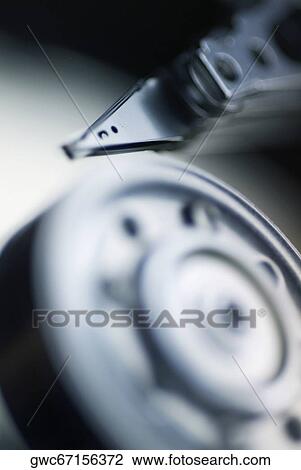 Close-up of computer hard drive View Large Photo Image Stock Image - Close-up of computer hard drive. Fotosearch