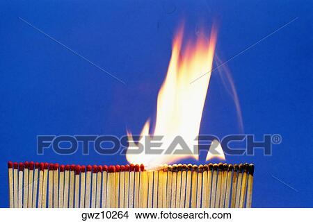 Close-up of matchsticks burning View Large Photo Image Picture - Close-up of matchsticks burning. Fotosearch