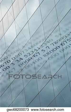 Close-up of numbers reflected on glass View Large Photo Image Stock Image - Close-up of numbers reflected on glass. Fotosearch