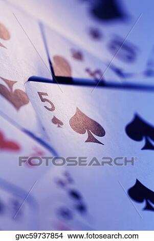 Close-up of playing cards View Large Photo Image Picture - Close-up of playing cards. Fotosearch