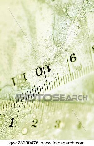 Close-up of rulers in water View Large Photo Image Stock Photograph - Close-up of rulers in water. Fotosearch
