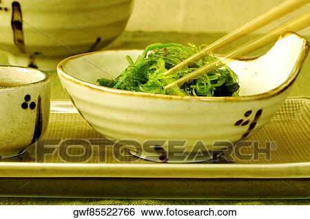 Stock Photograph - Close-up of salad in a bowl. Fotosearch