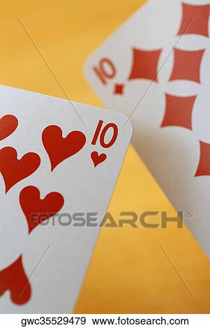 Close-up of two playing cards View Large Photo Image Stock Photo - Close-up of two playing cards. Fotosearch