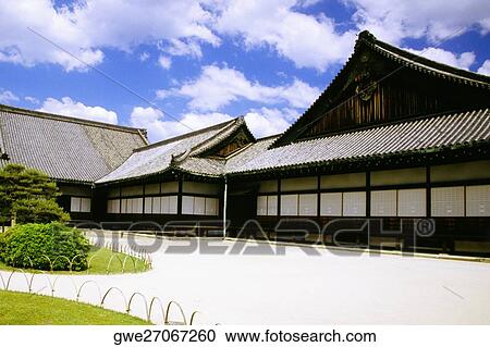 Cloudy sky over a castle, Nijo Castle, Kyoto, Japan View Large Photo Image Stock Image - Cloudy sky over a castle, Nijo Castle, Kyoto, Japan. Fotosearch