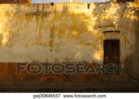 Facade of a house, Mexico View Large Photo Image Stock Photo - Facade of a house, Mexico. Fotosearch