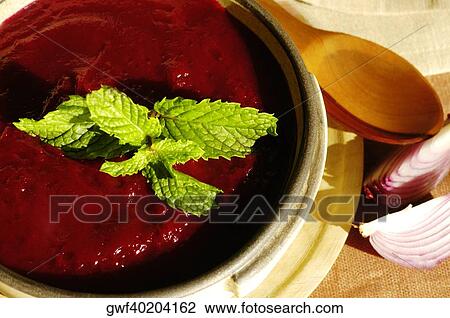 High angle view of a bowl of soup View Large Photo Image Stock Image - High angle view of a bowl of soup. Fotosearch
