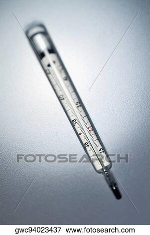 High angle view of a thermometer View Large Photo Image Stock Photo - High angle view of a thermometer. Fotosearch
