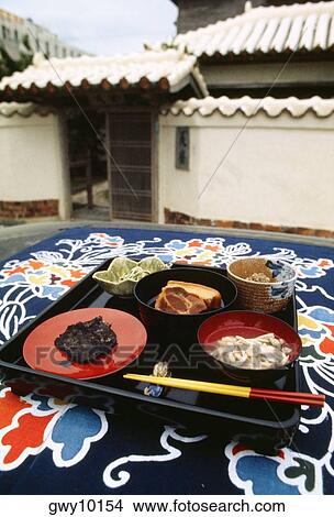 High angle view of food on the table, Naha, Okinawa, Japan View Large Photo Image Picture - High angle view of food on the table, Naha, Okinawa, Japan. Fotosearch