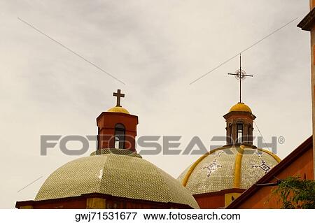 High section view of a church, Mexico View Large Photo Image Stock Photo - High section view of a church, Mexico. Fotosearch