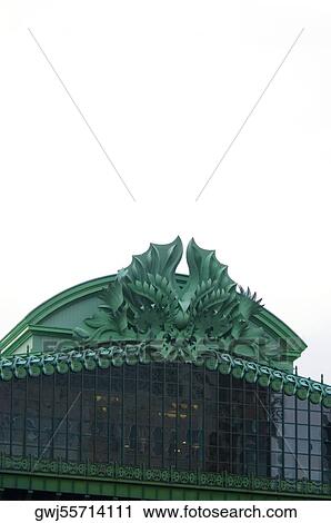 Low angle view of a building, Harold Washington Library, Chicago, Illinois, USA View Large Photo Image Stock Image - Low angle view of a building, Harold Washington Library, Chicago, Illinois, USA. Fotosearch