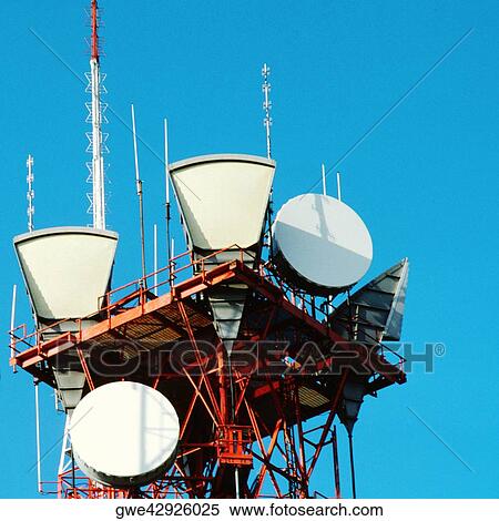 Low angle view of a communications tower, Leesburg, Virginia, USA View Large Photo Image Stock Photography - Low angle view of a communications tower, Leesburg, Virginia, USA. Fotosearch
