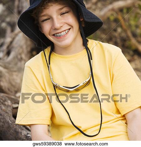 Portrait of a boy smiling View Large Photo Image Stock Photo - Portrait of a boy smiling. Fotosearch