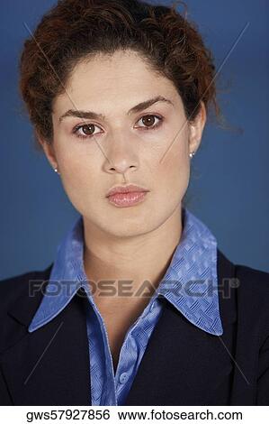 Portrait of a businesswoman looking serious View Large Photo Image Stock Photograph - Portrait of a businesswoman looking serious. Fotosearch