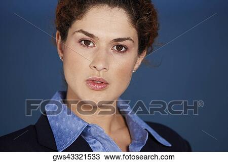 Portrait of a businesswoman thinking View Large Photo Image Stock Image - Portrait of a businesswoman thinking. Fotosearch